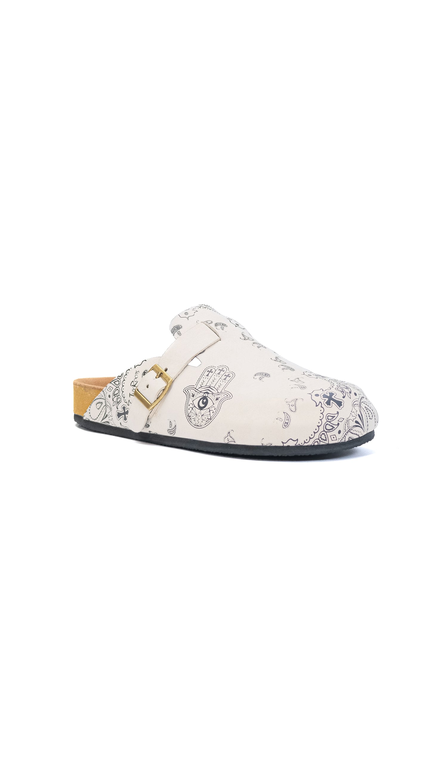 HAMSA PAISLEY MULES IN OAT – Thy Roots